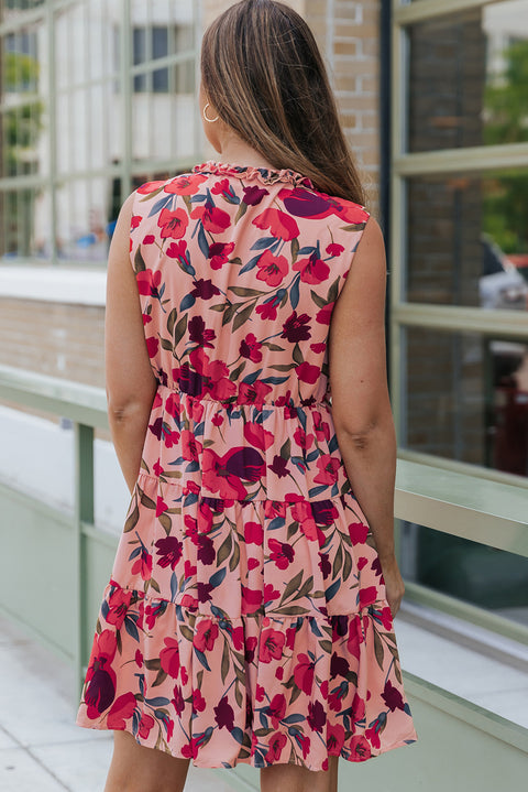 Wild Blooms: Summer Ruffle Tiered Maxi Dress